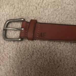 AE Thin Buckle Belt- June 2020- Medium Brown- 28-32 inch waist